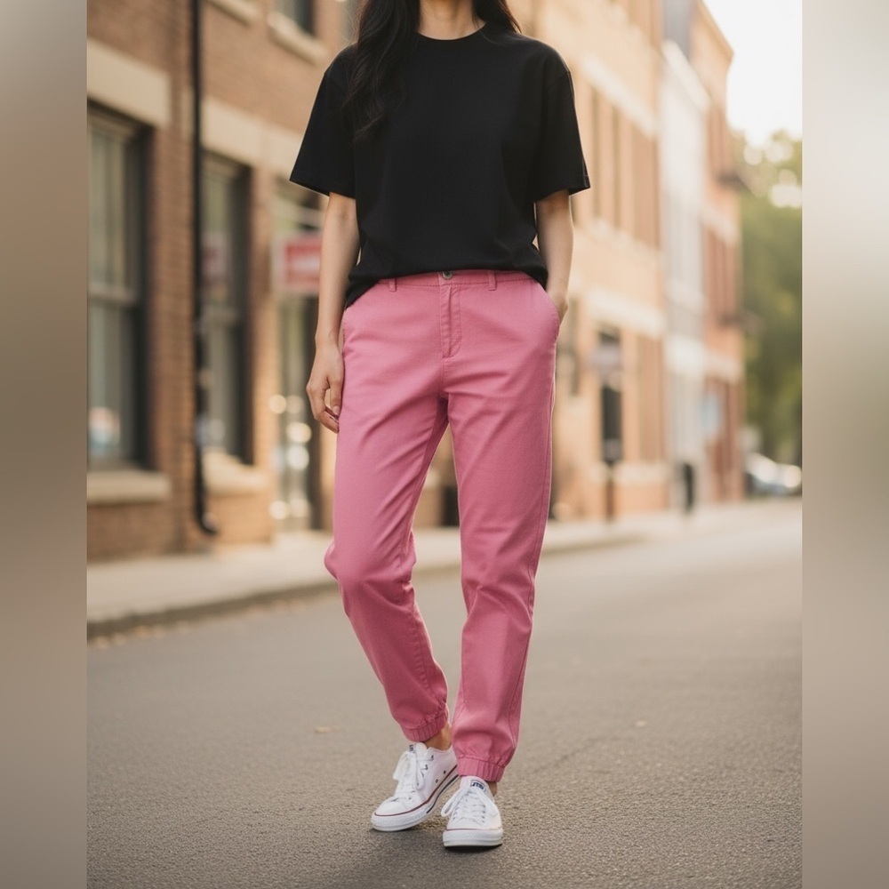 Risen Pink Jogger Pants
